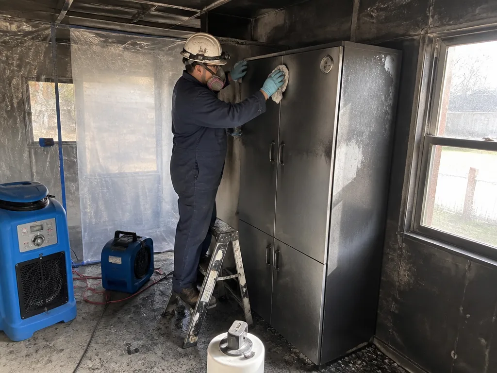 Garage Fire Cleanup