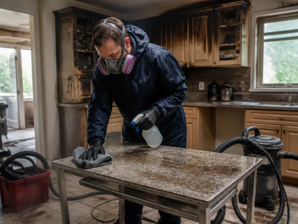 Kitchen Fire Cleanup